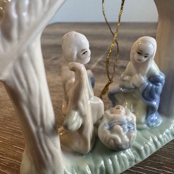 International Bazaar Nativity Baby Jesus, Mary & Joseph Christmas Tree Ornament - Picture 4 of 6